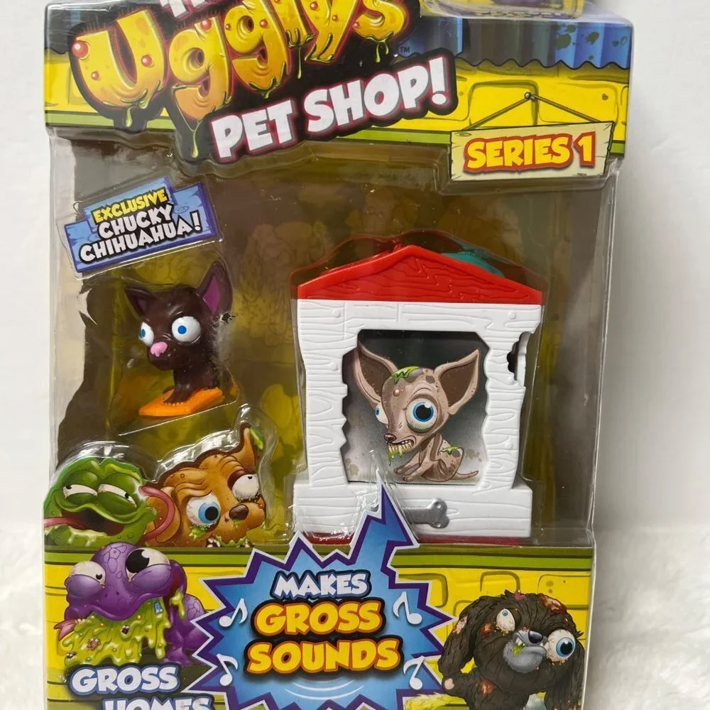THE UGGLYS PET SHOP SERIES 1 CHUCKY CHIHUAHUA EXCLUSIVE MOOSE TOYS